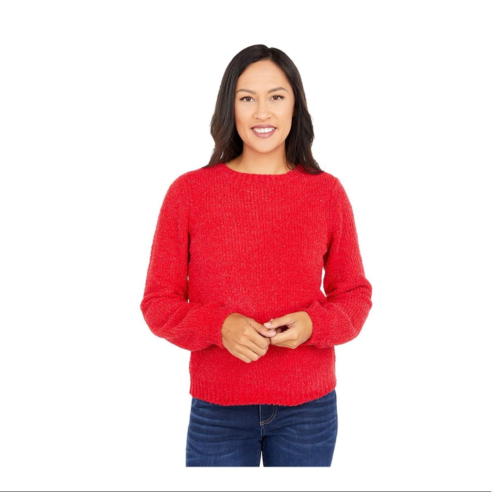 Michael Kors Crew neck metallic shimmer Sweater‎